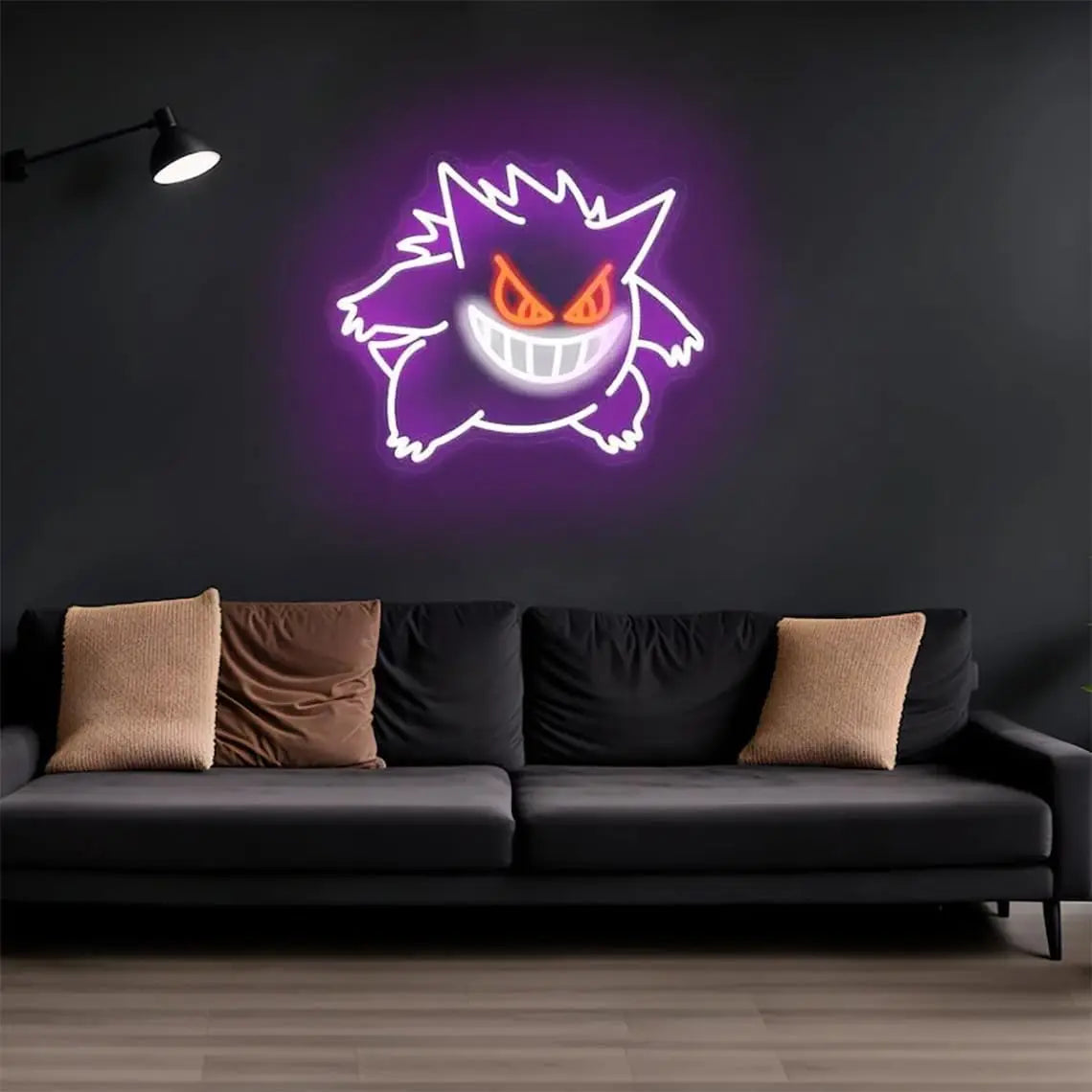 Gorgon Cartoon Neon Sign Ghost Anime