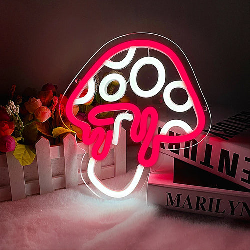Mushroom Neon Sign Led