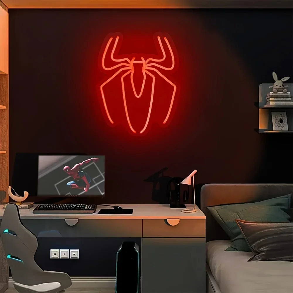 Spider Neon Sign Led