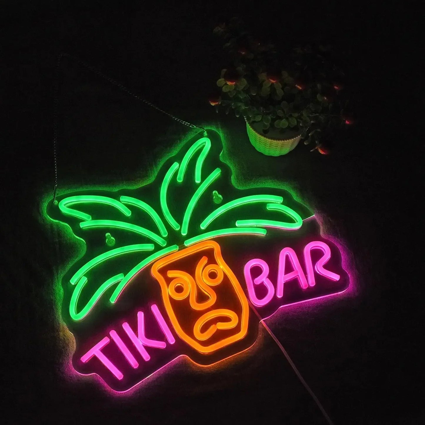Neon Light Sign For Tiki Bar