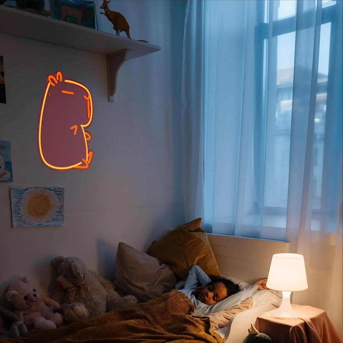 Capybara Led Neon Sign