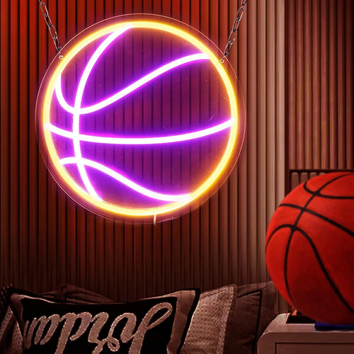 Basketball Neon Sign for Bedroom / Wall Decoration