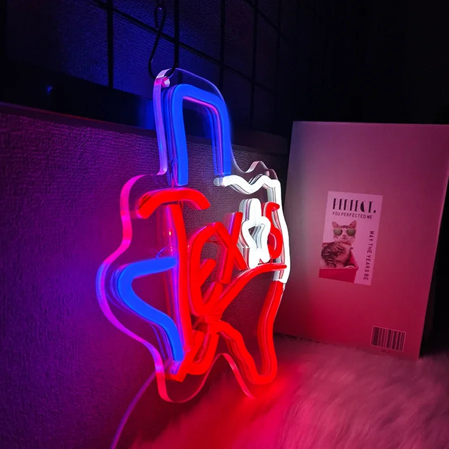 Texas Neon LED Light
