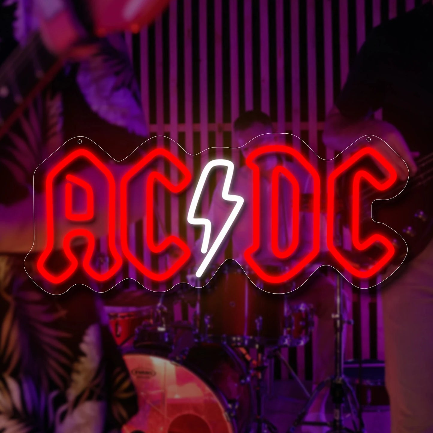 AC/DC neon LED sign for AC/DC BAND FANS