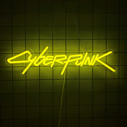 Cyberpunk Edge Runner Neon Sign for Game Zone Decor