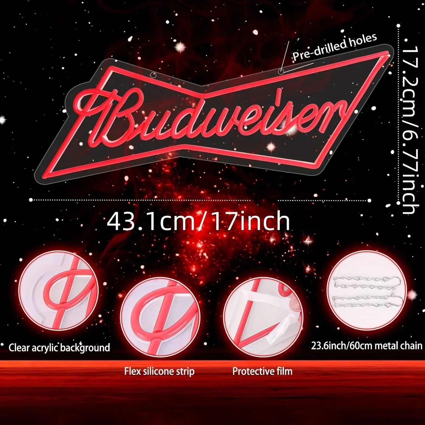 Budweiser  Neon Sign