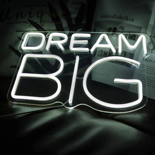 Dream-Big Neon Sign