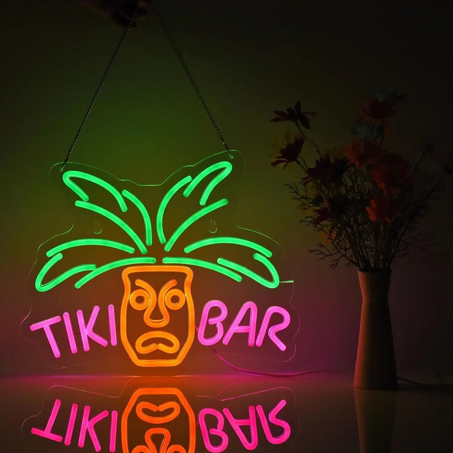 Neon Light Sign For Tiki Bar