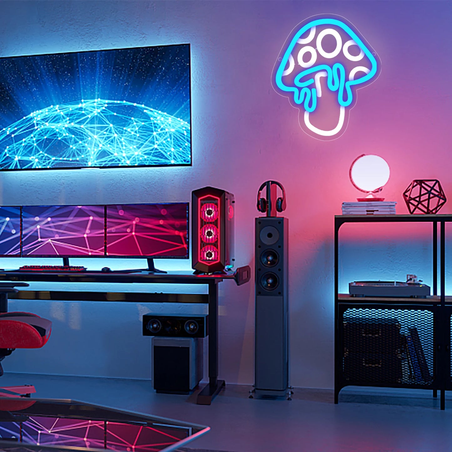 Mushroom Neon Sign Led