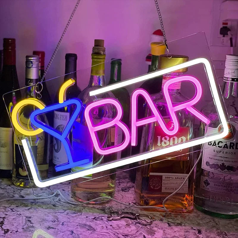 Neon Led Sign Bar