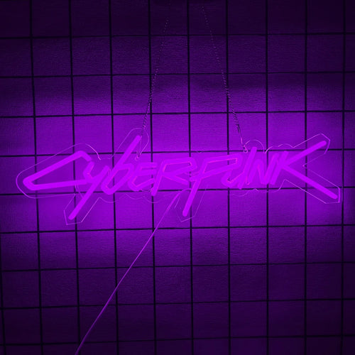 Cyberpunk Edge Runner Neon Sign for Game Zone Decor