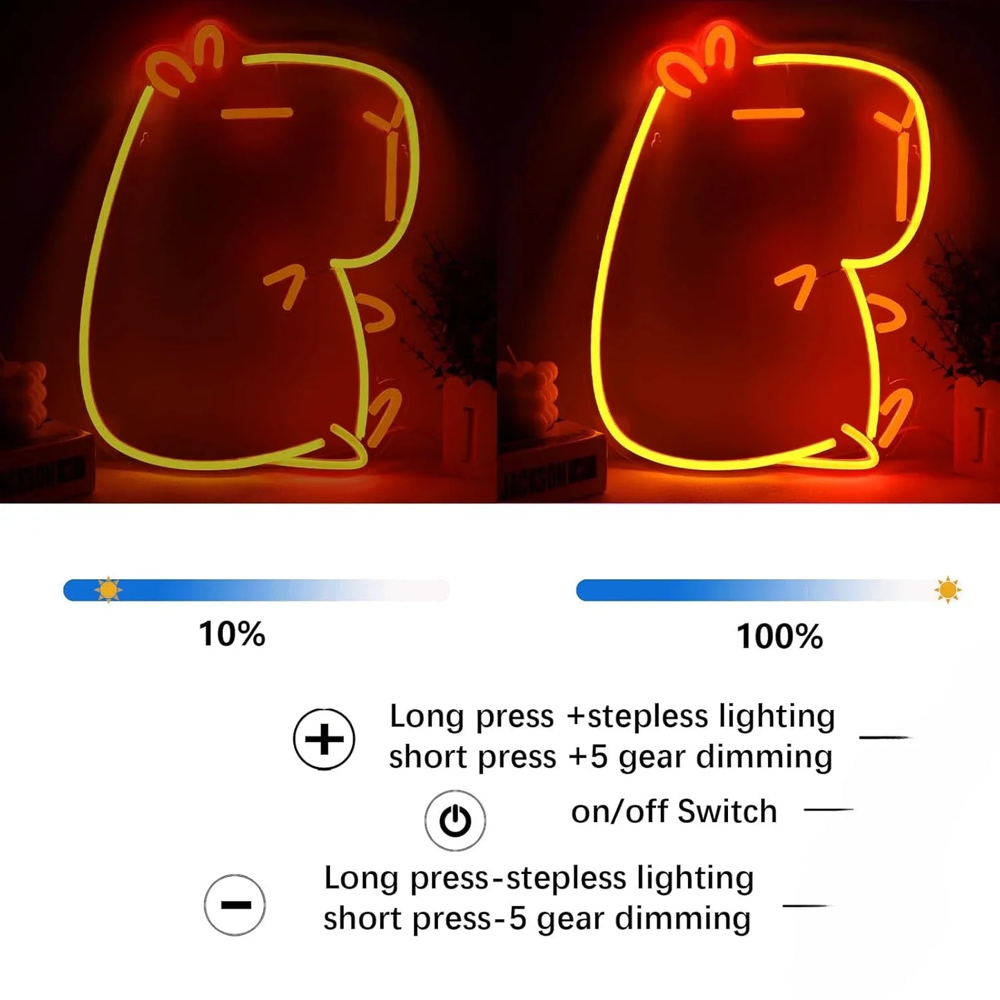 Capybara Led Neon Sign