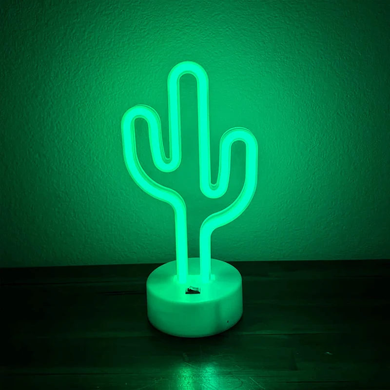 Cute Cactus Neon Sign