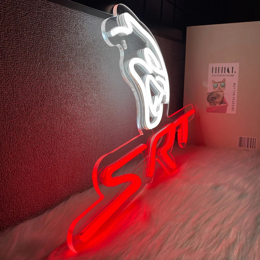 SRT Car Service Neon LED Signs