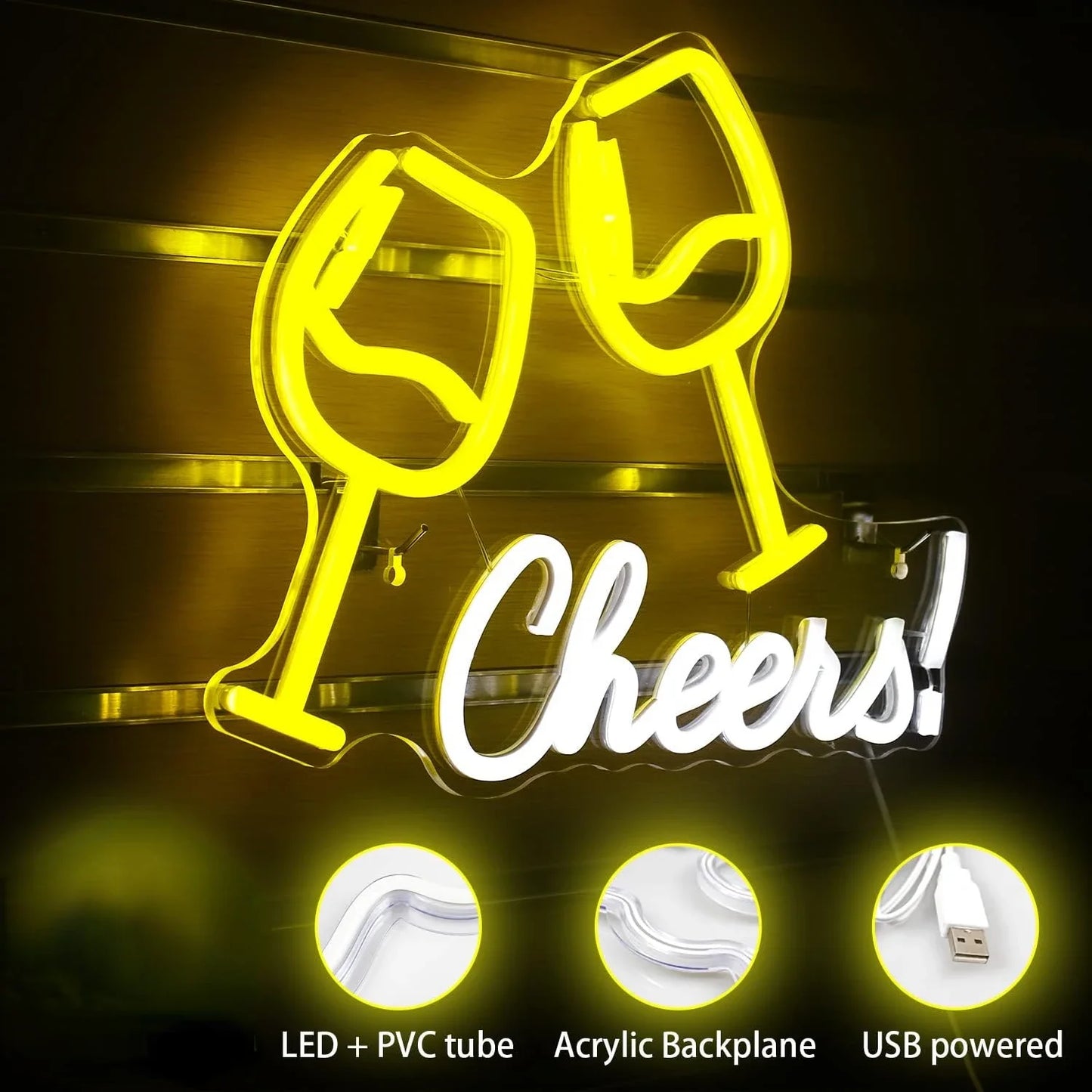 Cheers Neon Sign / LED Neon Light  for Bar