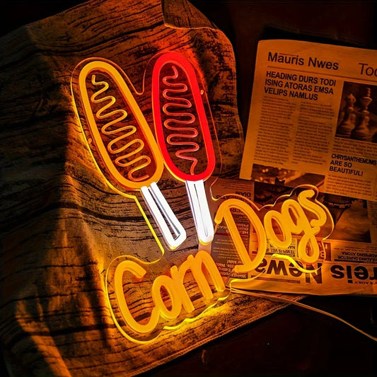 Corn Dog Neon Sign