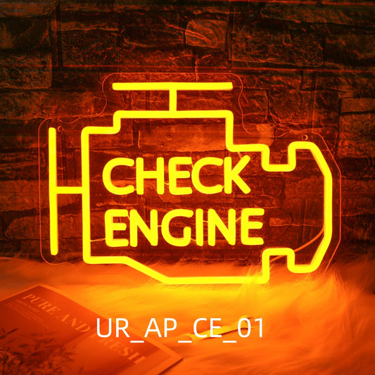 Check Engine Neon Light