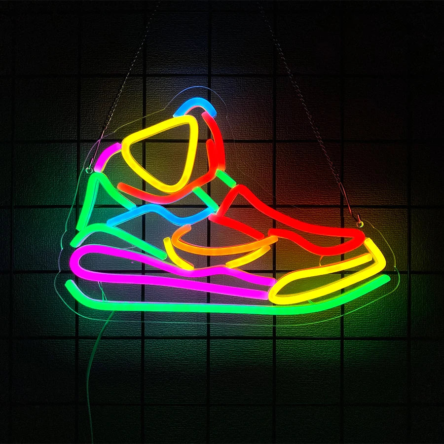 Sneaker Neon Signs for Wall Decor