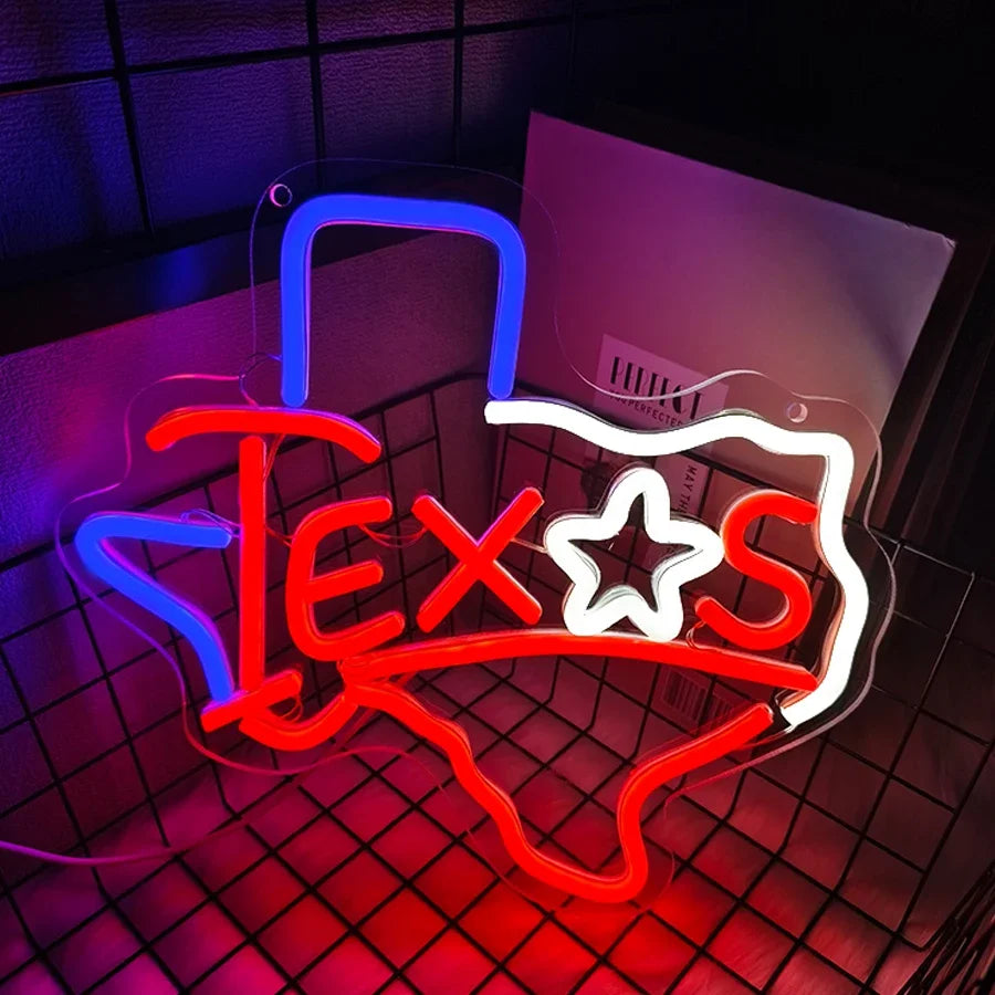 Texas Neon LED Light