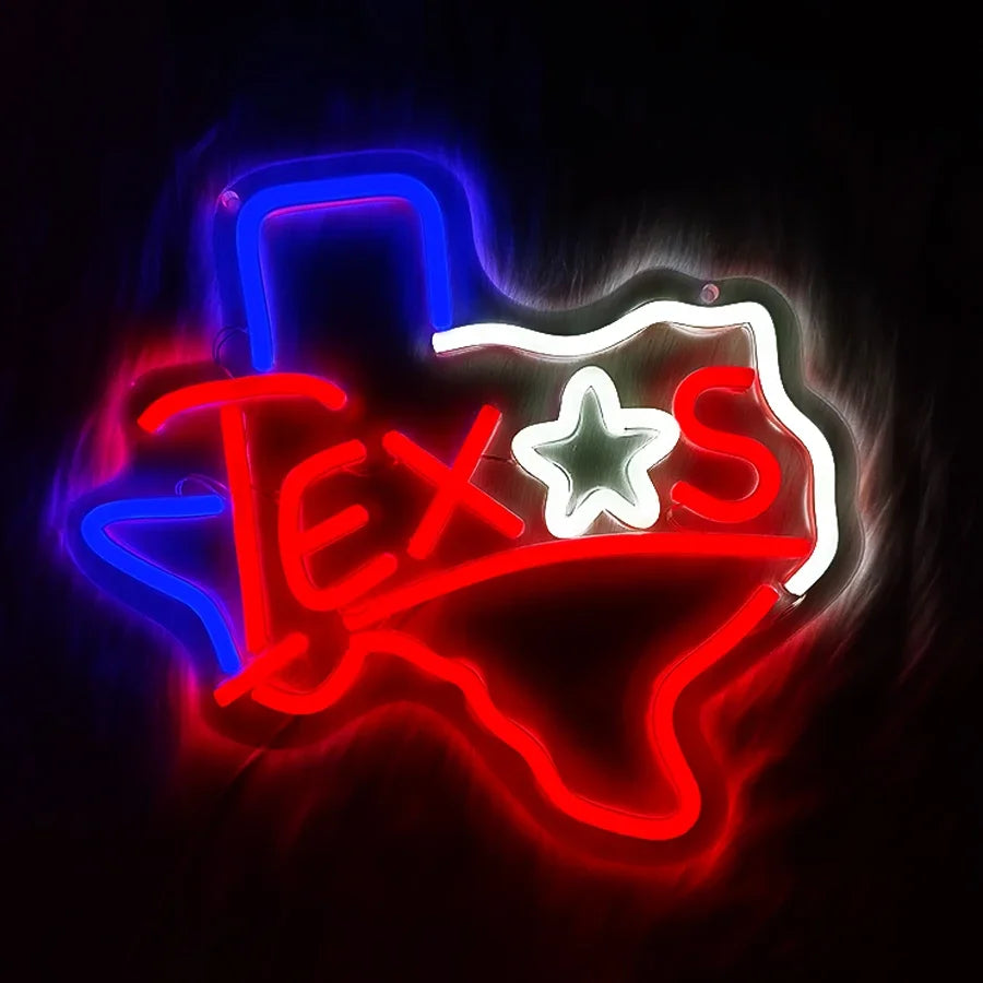 Texas Neon LED Light