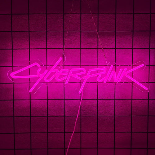 Cyberpunk Edge Runner Neon Sign for Game Zone Decor