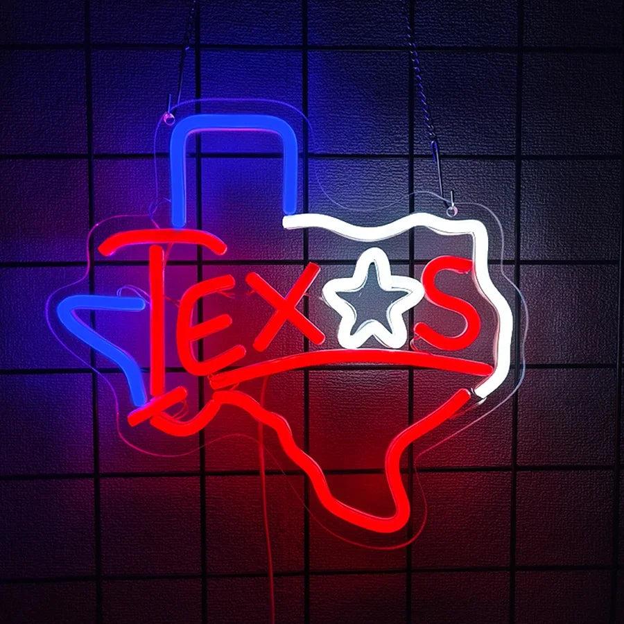 Texas Neon LED Light