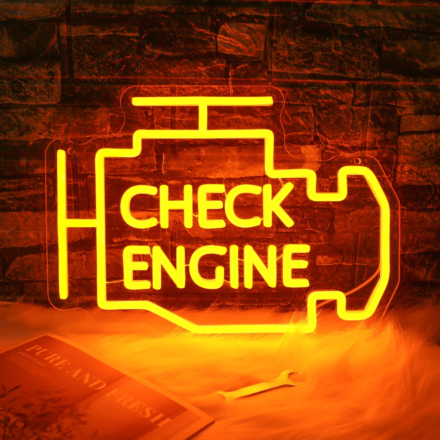 Check Engine Neon Light