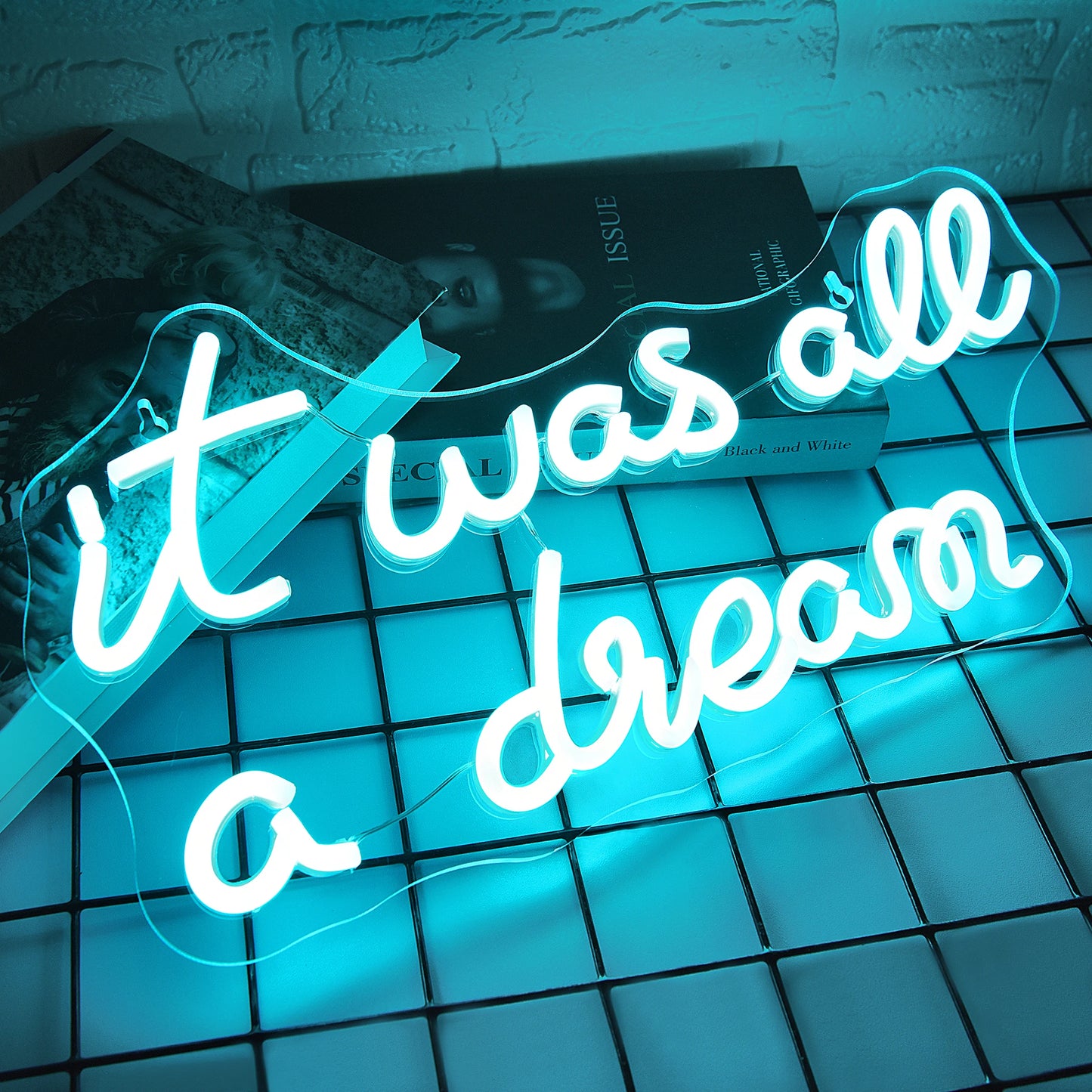 It Was All a Dream Neon Sign for Wall Decor