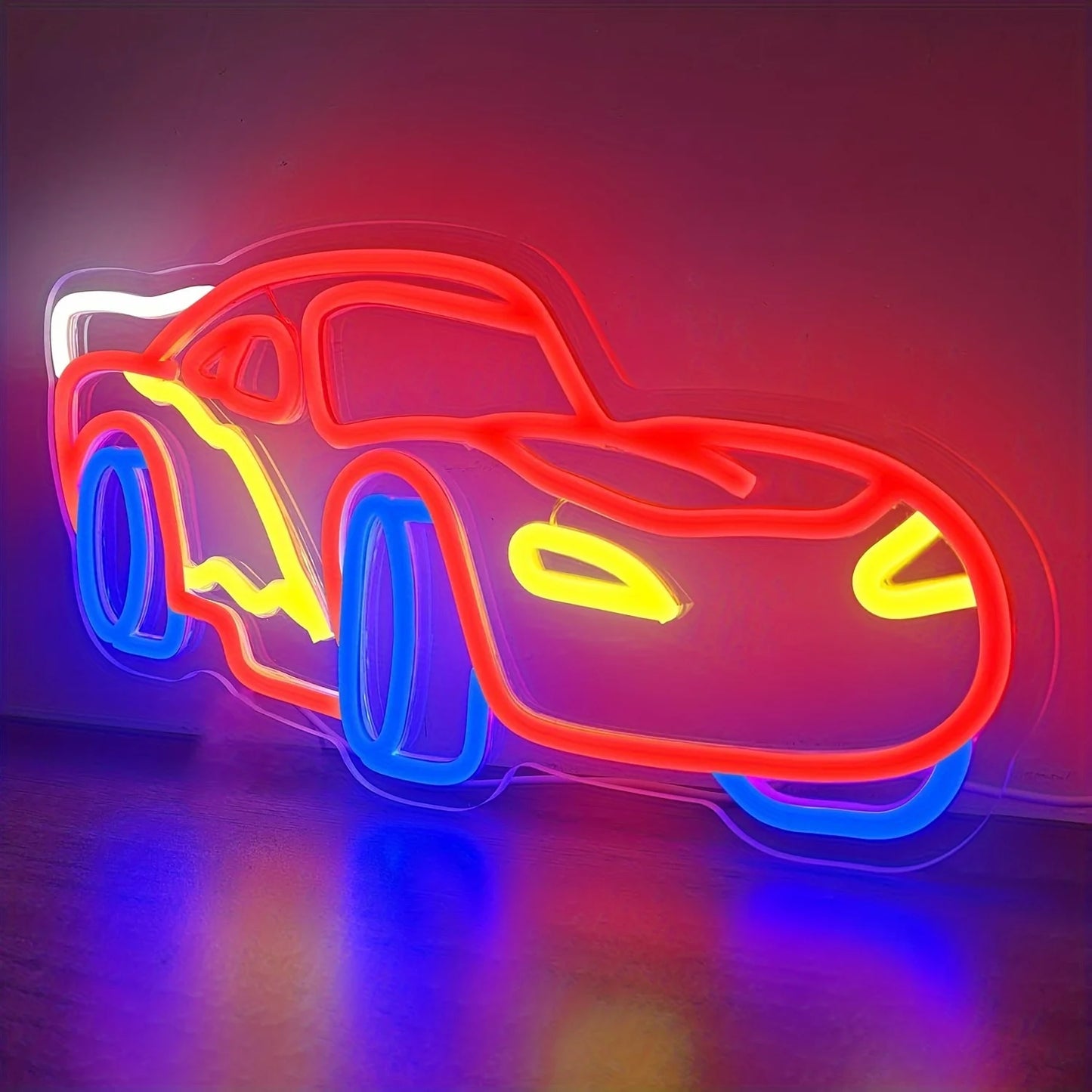 Car Neon Signs Lit Sign
